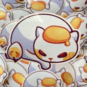 Spring time Nap Vinyl Sticker