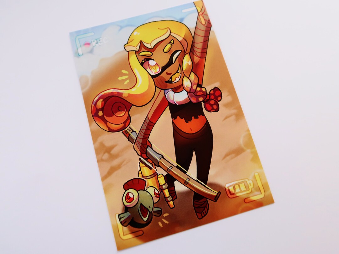 Welcome to the Splatlands! Mini Art Print, Splatoon 3 - Etsy