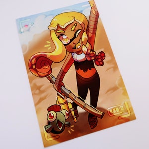 Bem-vindo ao Splatlands! Mini impressão de arte, Splatoon 3