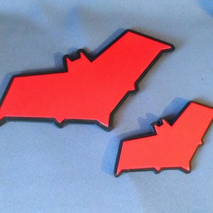 Red Hood Logo: 3D Printed PLA Emblem - DC Comics Decor