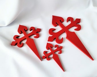 Saint James Red Cross – Way of St James Pilgrimage Symbol, Spain