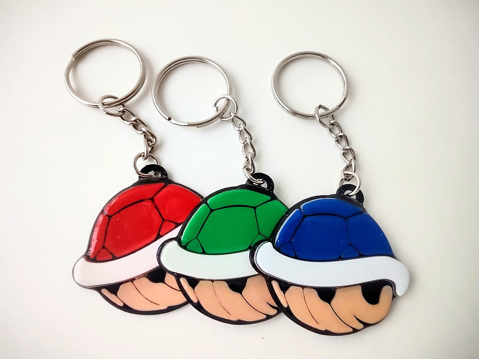 Mario Shell Keychain Koopa Shell Keychain, Super Mario Bros, Retro Gaming, 3D Printed - Etsy