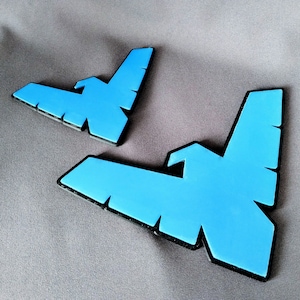 Nightwing Logo / Emblem from the DC Comics Character for Display or Decoration - Made from PLA - 3d Printed
