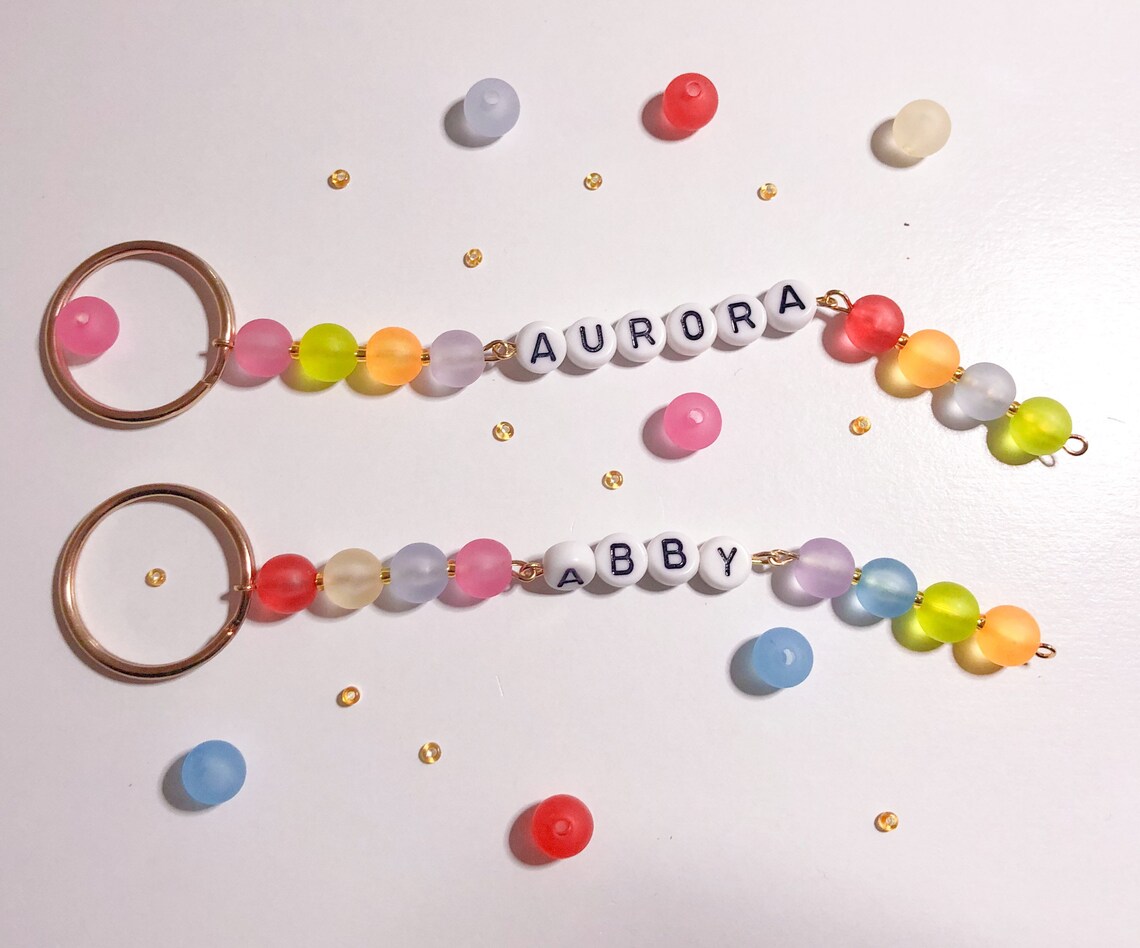 Bubble gum keychain personalized keychain name keychain Etsy