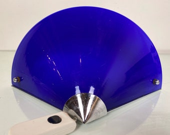 Ikea Memphis style cobalt blue wall lamp