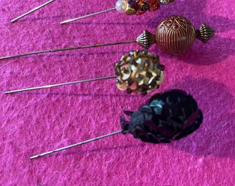 Lot of Vintage Hat Pins