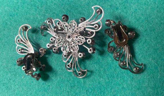 Abstract Crystal Brooch Set - image 5