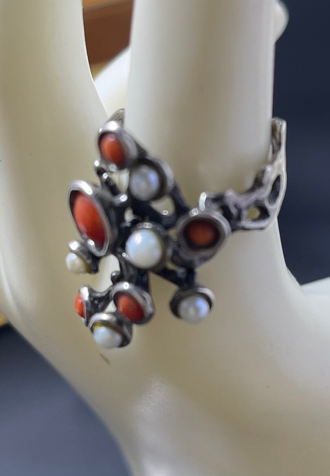 Silver Made in Israel Vintage Ring Etsy