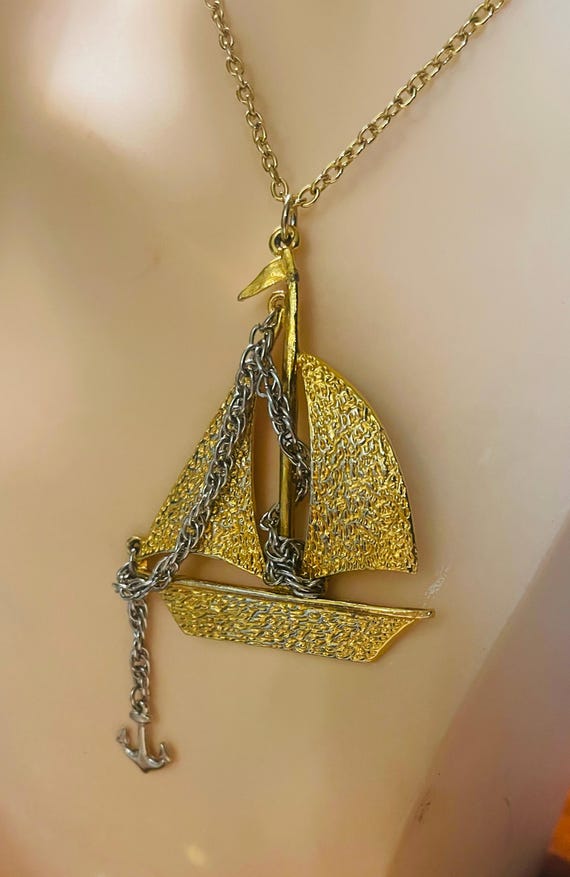 Nautical Sailboat Pendant