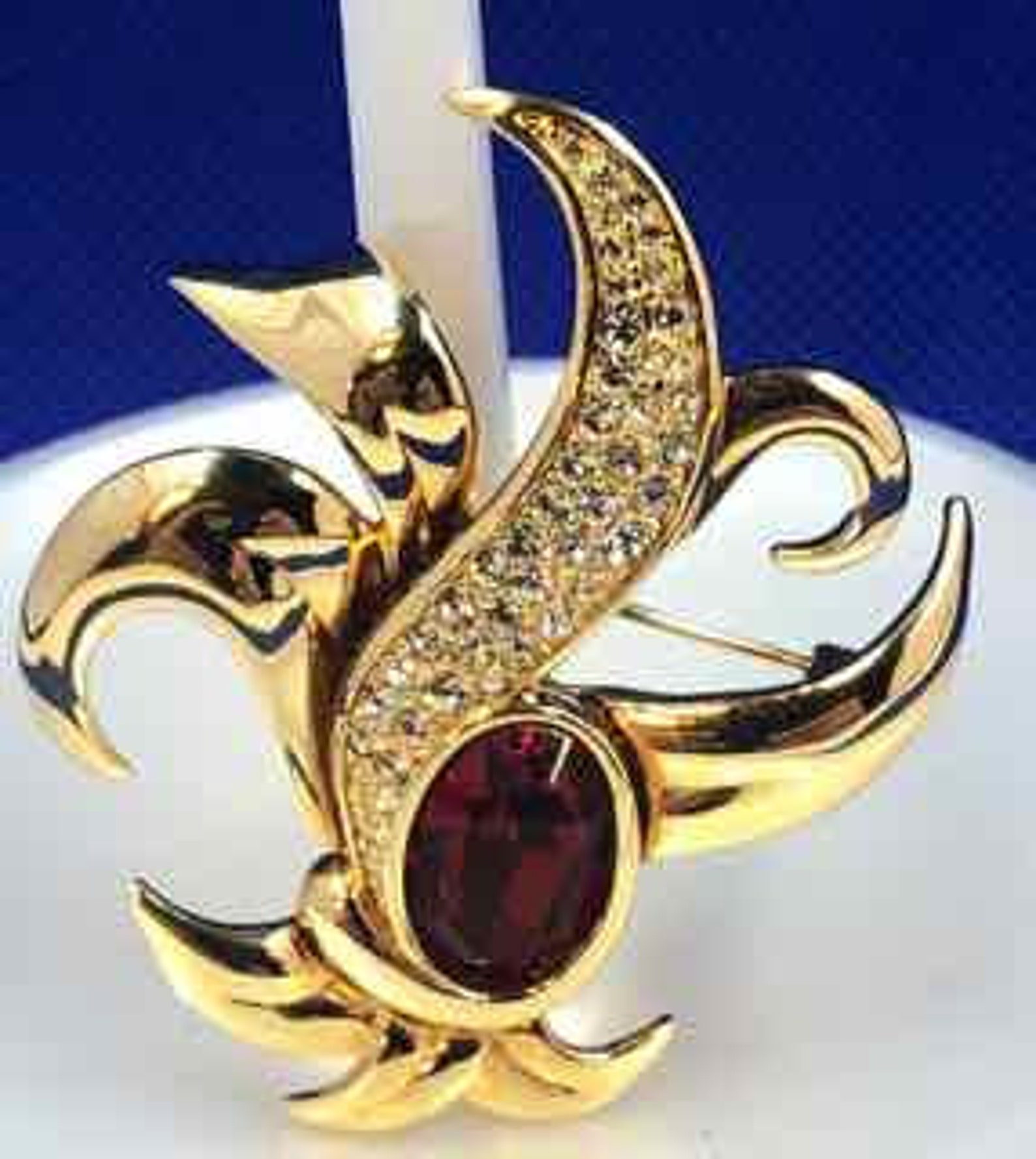 Vintage einzigartige Swarovski Brosche Etsy