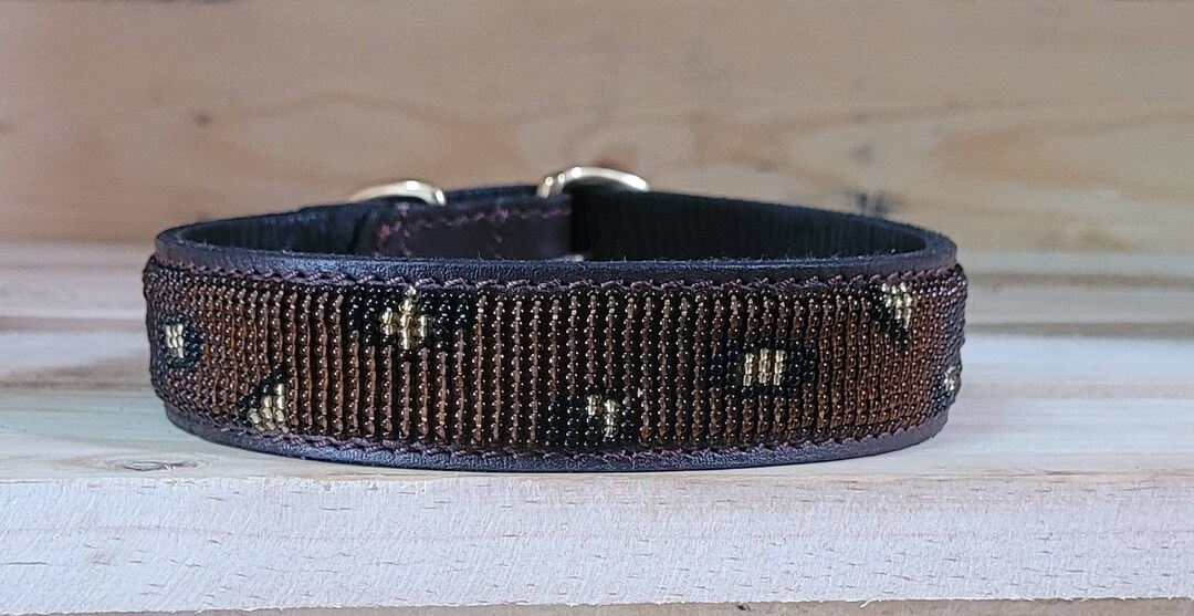 NEUSOP Collare Cane In Pelle Regolabile Guinzaglio Per Cani - Foto 9