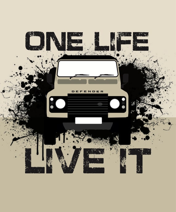 Land Rover one life live it metal wall sign Land Rover one life live it metal wall sign