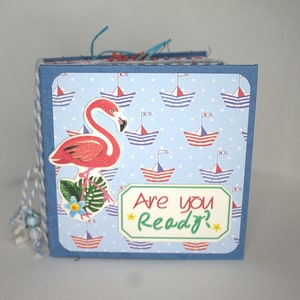 Mini handmade summer photo album