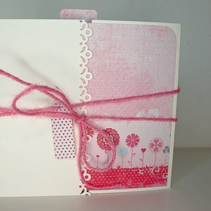 White and pink romantic album