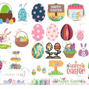 Confezione da 40 easter die cuts - abbellimenti per cartoline, album, progetti scrapbooking, regali e altro