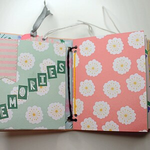 Floreal album with photo pocket, pages and accesories