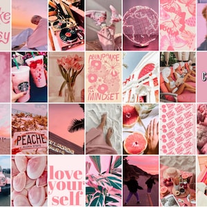 Kit de collage rose positif ! ~ 56 impressions