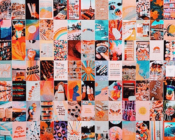 50 100 Image Rainbow Vsco Dream Collage Kit 50 100 Pics Etsy Canada