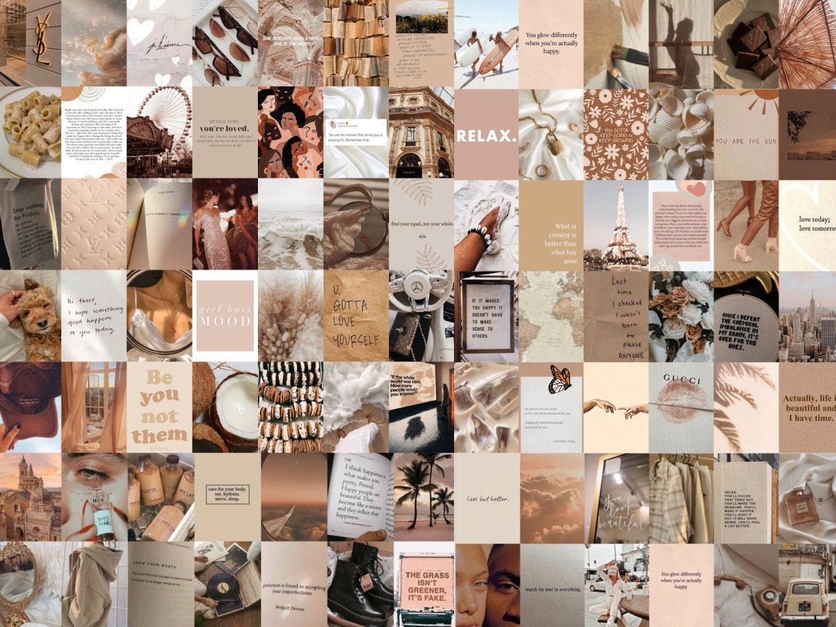 BESTSELLING Trendy Neutral Collage Kit Wall Collage - Etsy BESTSELLING Trendy Neutral Collage Kit Wall Collage - Etsy