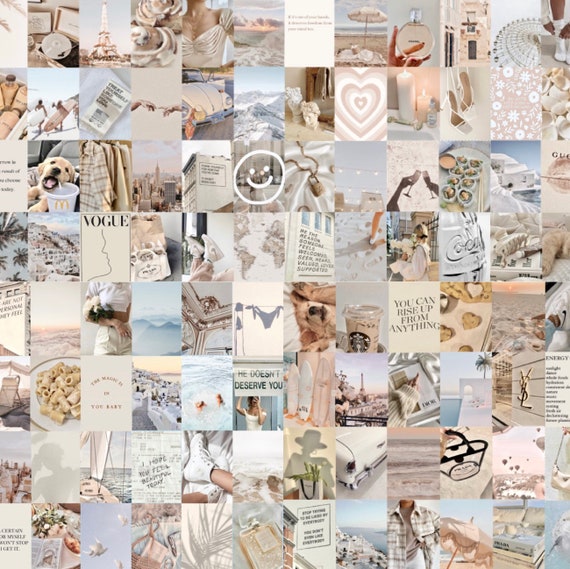 NEW Trendy Cream Collage Kit Wall Collage Quotes - Etsy UK NEW Trendy Cream Collage Kit Wall Collage Quotes - Etsy UK