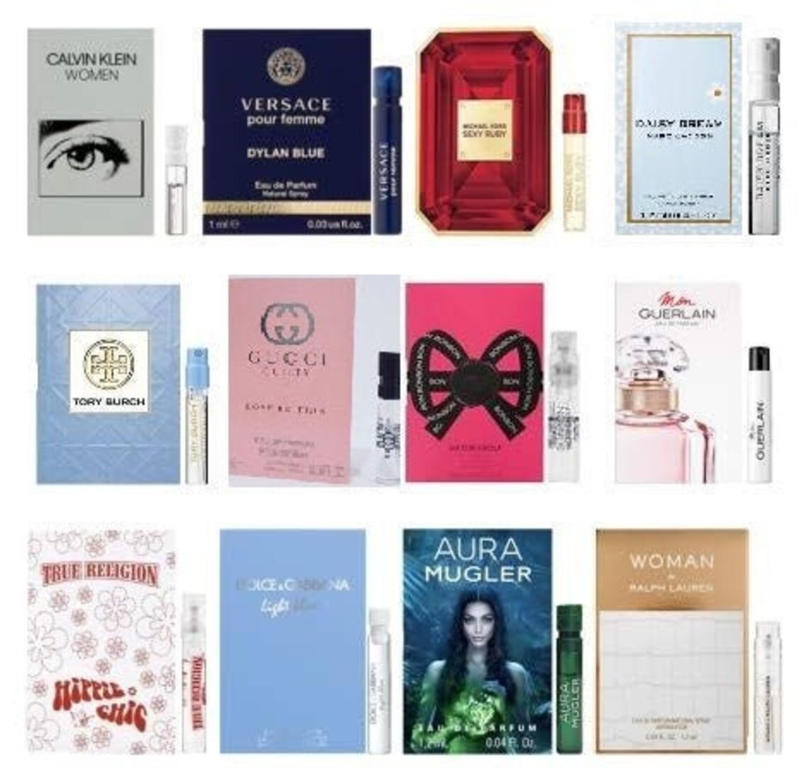 Designer Fragrance Samples Pour Femme Sampler Lot x 12 Etsy