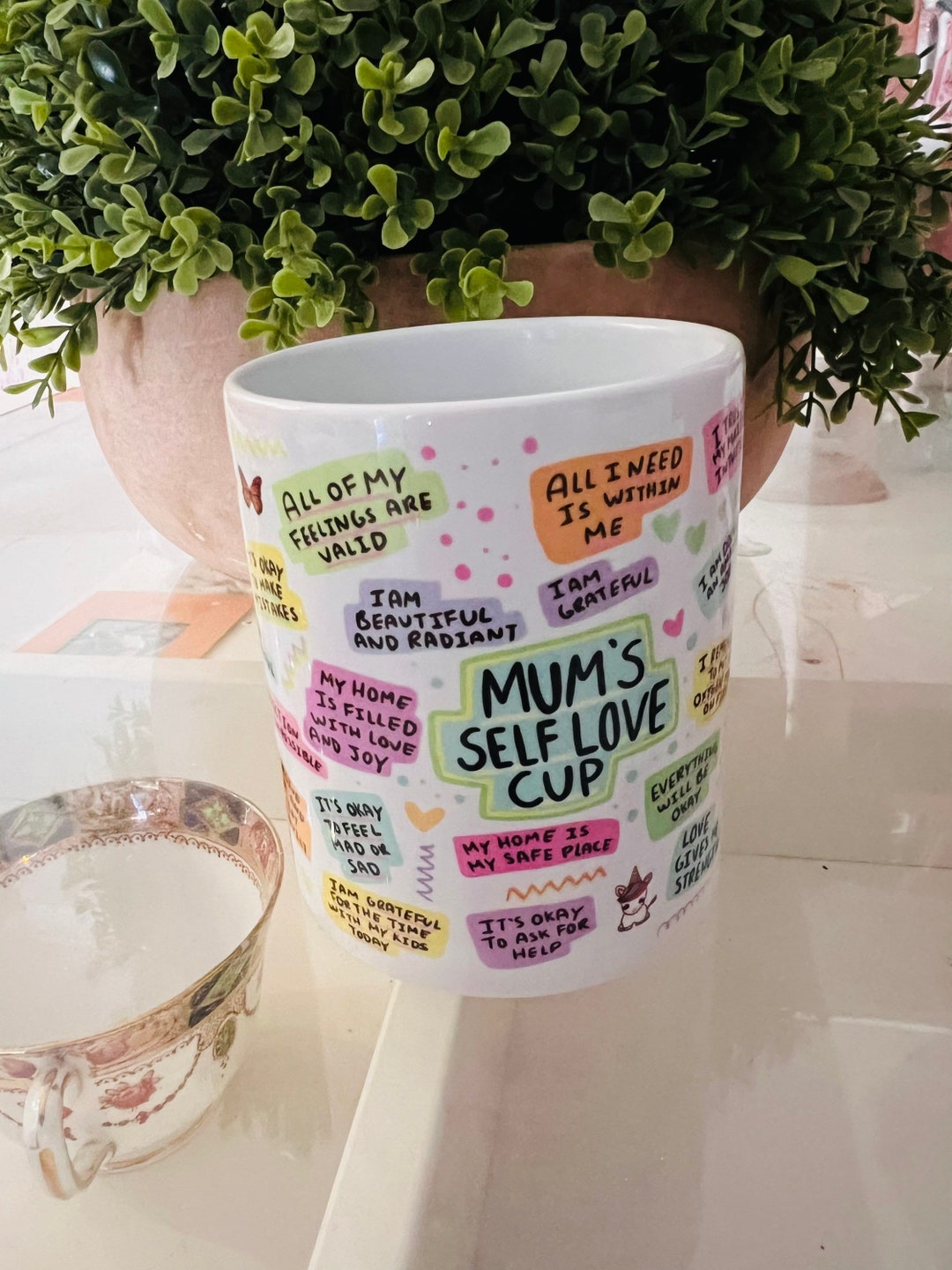 Mums Self Love Cup Mum Gift Positive Mug Love Yourself - Etsy Australia