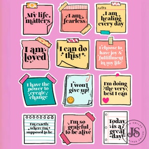 Inspirational Affirmation Stickers Encouraging Words - Temu Germany