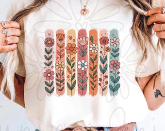 Floral Brushstroke png, Spring Wildflowers png, boho wildflower png,  Summer Flowers png, Floral Cottagecore png, summer png,