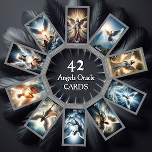 Guardian Angels Oracle Cards - 42 Deck for Spiritual Guidance