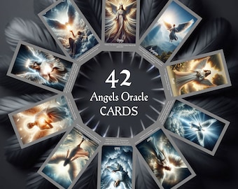 Guardian Angels Oracle Cards - 42 Deck for Spiritual Guidance