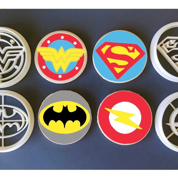 DC - Heroes - Cookie Cutters - Fondant Cutter