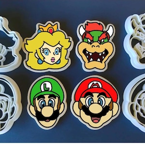 Super Mario - Cookie Cutter - Stamp - Fondant Cutter