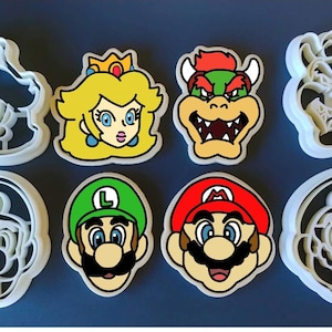 Super Mario - Cookie Cutter - Stamp - Fondant Cutter