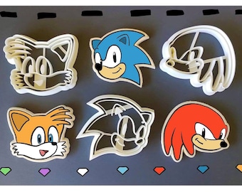 Sonic The Hedgehog - Cookie Cutter - Fondant Cutter - Stamp