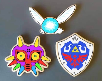 Legend of Zelda - Cookie Cutters - Fondant Cutter - Shield - Majora's Mask - Navi