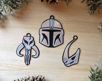 Mandolorian - Christmas Ornaments