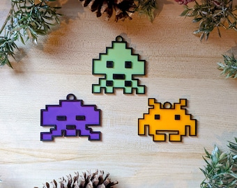Space Invaders - Christmas Ornaments