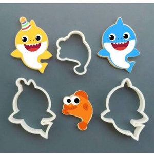 Baby Shark - Cookie Cutter - Fondant Cutter