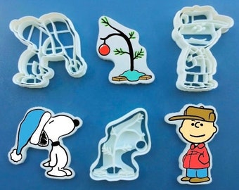 Charlie Brown - Tree - Snoopy - Christmas - Cookie Cutters - Fondant Cutter