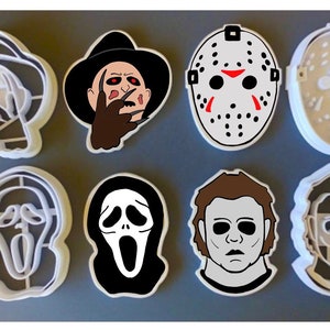Horror Characters - Halloween - Cookie Cutter - Fondant Cutter - Singles/Bundle