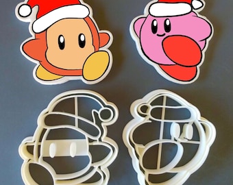 Kirby - Waddle Dee - Santa Hat - Cookie Cutter - Fondant Cutter