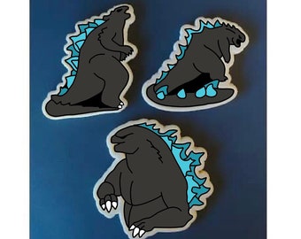 Godzilla - Detailed Cookie Cutters - Stamp - Fondant Cutter