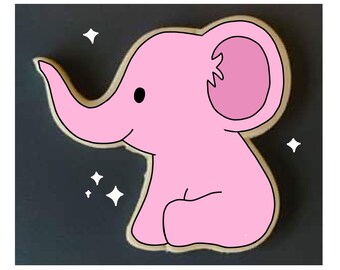 Baby - Elephant - Cookie Cutter - Baby Shower
