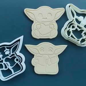 Baby Yoda Cookie Cutter Valentines image 2