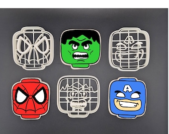 Marvel Heros - Cookie Cutters - Fondant Cutter