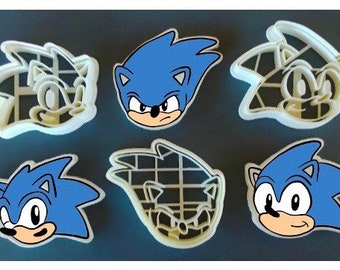 Sonic - Cookie Cutter - Fondant Cutter - Stamp