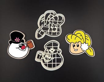Snowman and Friends - Christmas - Cookie Cutters - Fondant Cutter