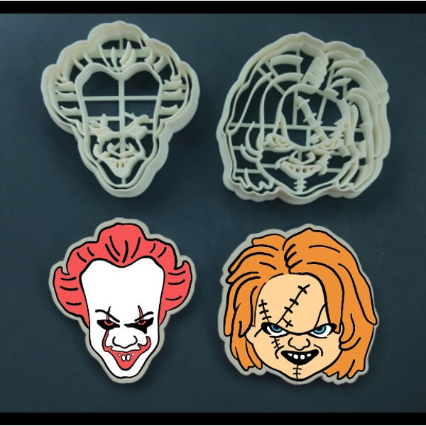 Horror Characters - Halloween - Cookie Cutter - Fondant Cutter - Singles/Bundle