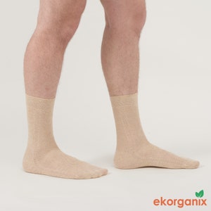 Thin Breathable Mesh-Knitted Organic Hemp Socks
