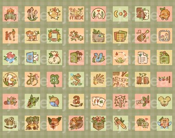 images Cottagecore Aesthetic Iphone Wallpaper Cottagecore App Icons shopjazitea on etsy